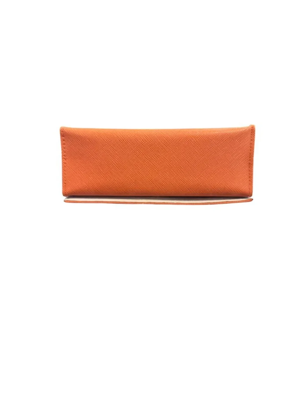 TORY BURCH orange sunglasses case with original cloth bag